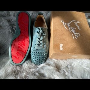 Louis junior spike’s men’s flat lagune suede